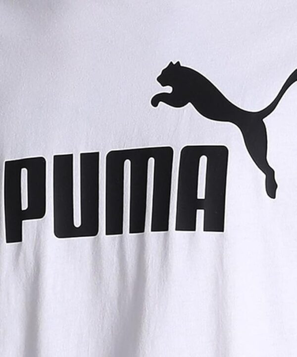 Puma Mens Regular Cotton Essential Logo Tee - Image 3