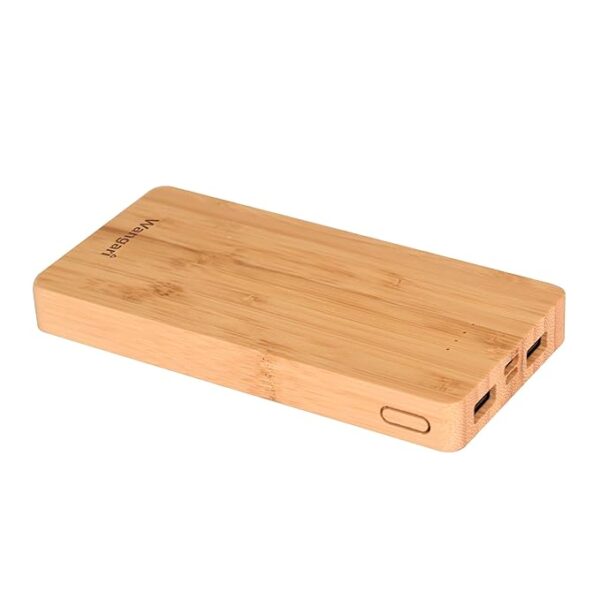 Wangari Aspen 10000mAh Bamboo Wood Power Bank - Image 4