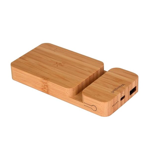 Wangari Oak 2 In1 Wireless Power Bank with Phone Stand